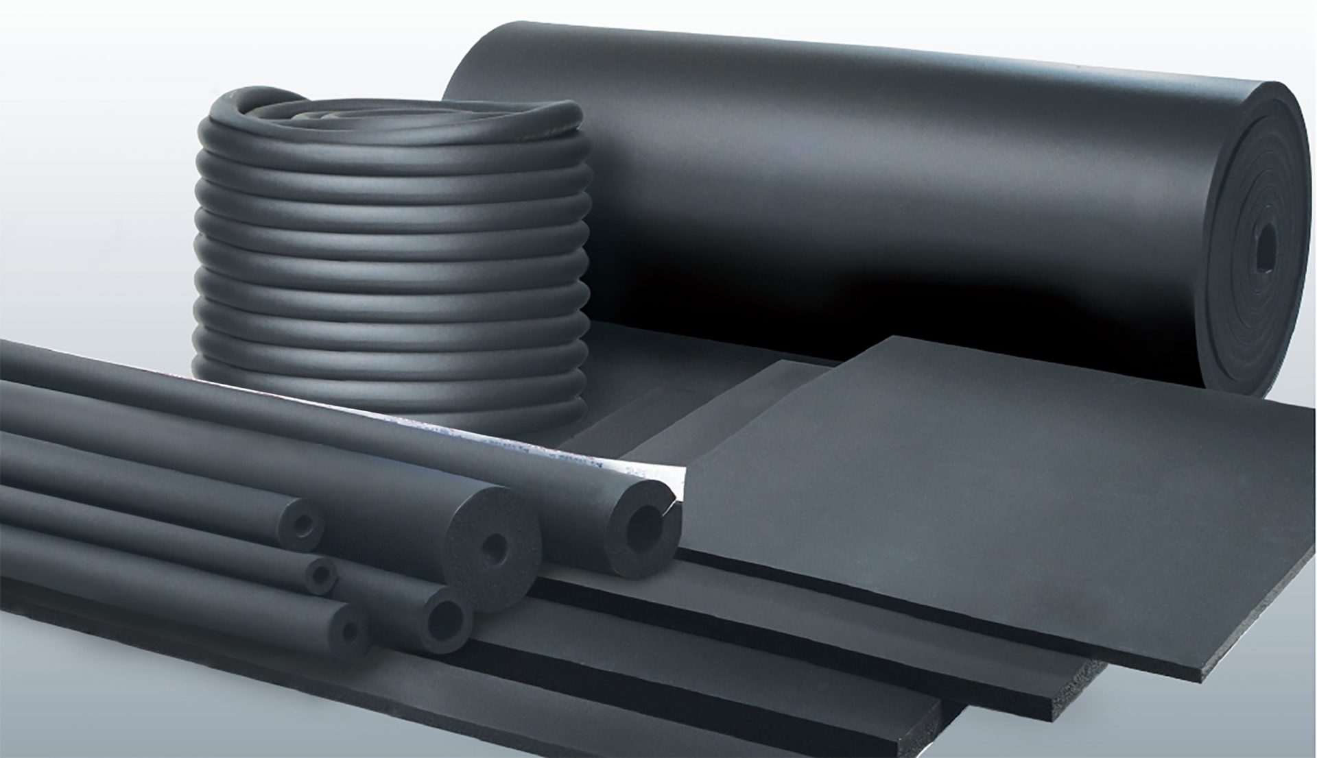 Закрытый материал. MSR 19 рулон Aeroflex EPDM. Аэрофлекс теплоизоляция. Высокотемпературная теплоизоляция для труб. Вспененный каучук изоляция труб.